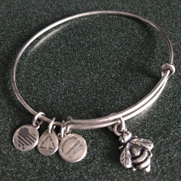 Alex And Ani Expandable Wire Bangle Bracelet - Picture 5 of 16